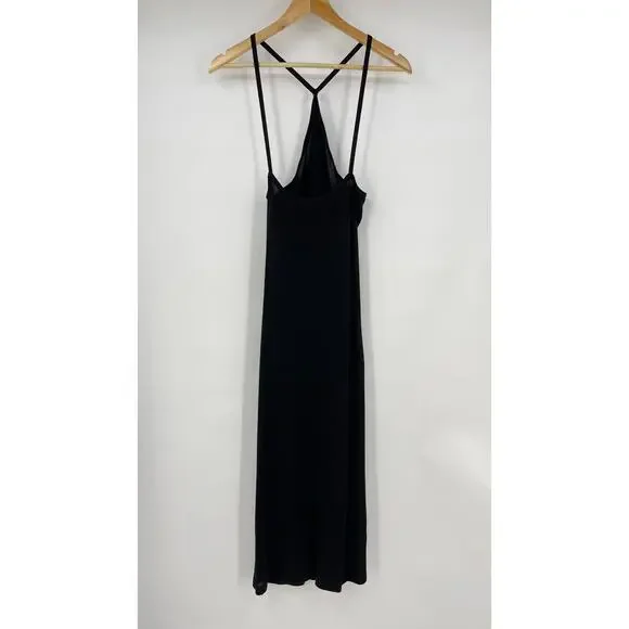 St AgniThe Knit Halter Dress in Black L